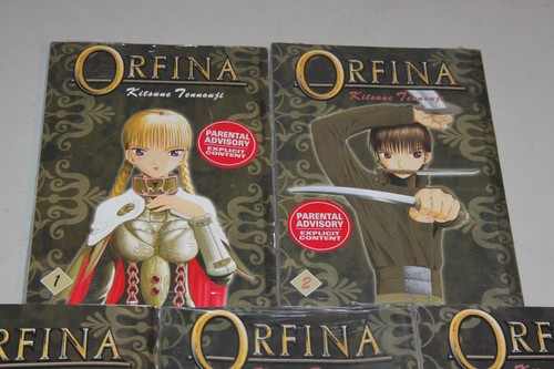 Orfina Volumes 1-5 Manga Graphic Novels, Books 1,2,3,4,5. 4 are NEW,SEALED - Picture 2 of 9