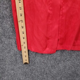 Victorias Secret Robe Womens S Small Red Satin Flounce Kimono Sexy Lingerie
