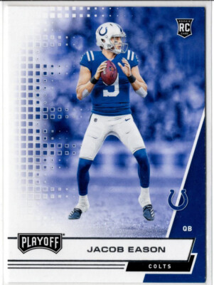 2020 Panini Playoff Football Jacob Eason No. 216 Indianapolis Colts