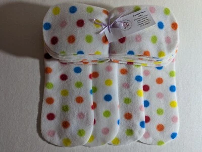 EASY PEASY NAPPIES Easy Peasy washable Fleece Nappy Liners pk15 Colour Spot Polar Fleece