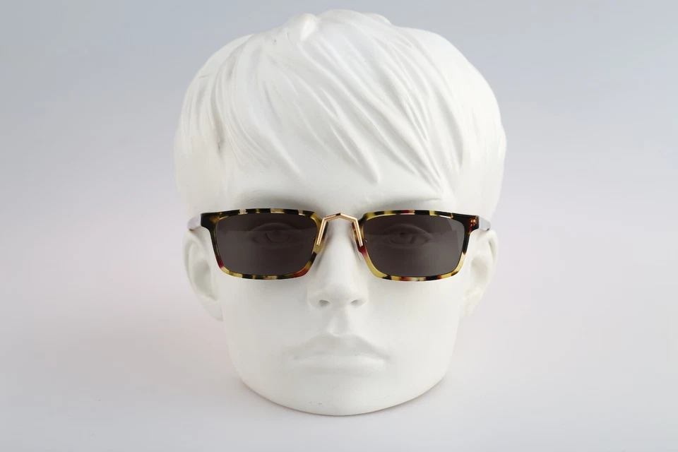 Robert Rudger 490 79, Gafas de sol vintage años 90 tortuga rectangular Nuevo de Lote Antiguo Foto 4 de 4