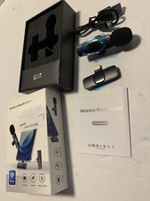 Wireless Lavalier Microphone for vlog short video interview New Openbox