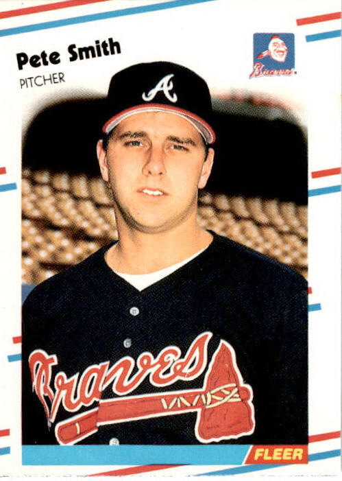1988 Fleer Update  #U-73 Pete Smith   Atlanta Braves