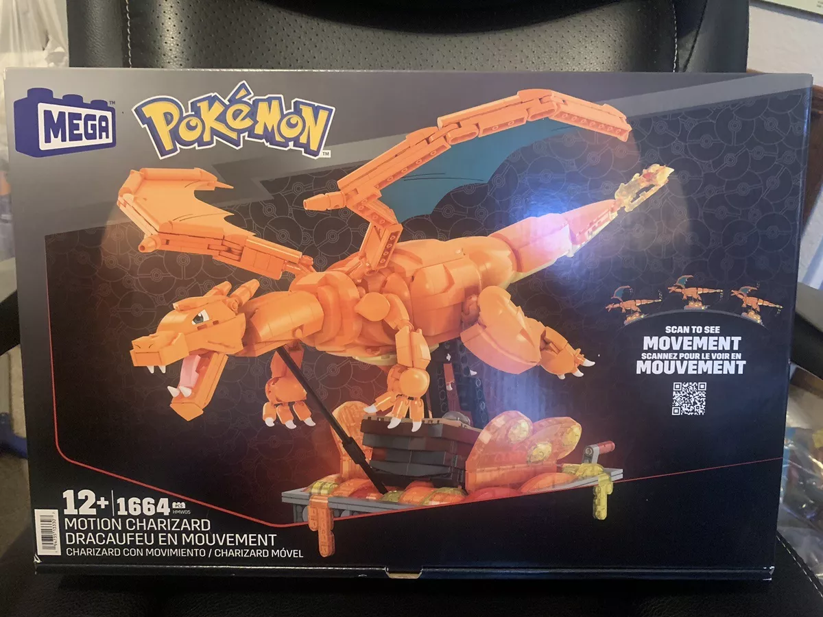 MEGA Pokemon Charizard Building Kit with Motion - 1664pcs