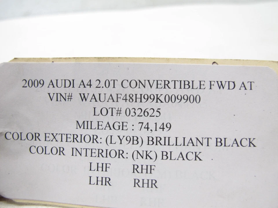 02-09 ANTENA CONVERTIBLE AUDI B7 A4 S4 RS4 AUDIO FM AM RADIO SONIDO OEM 032625 Foto 4 de 4