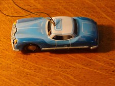 älterer Weihnachtsbaumschmuck, Blech, Auto, Germany