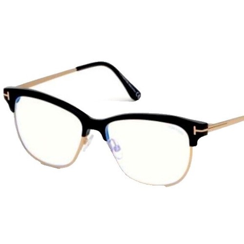 Tom Ford Eyeglasses FT5729-B 001 Women Black Cat Eye Frames  display picture 1