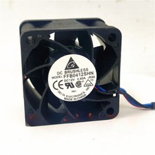 1X Delta FFB0412SHN-R00 40 40 28MM DC12V 0.60A 3-pin Server Cooling Fan