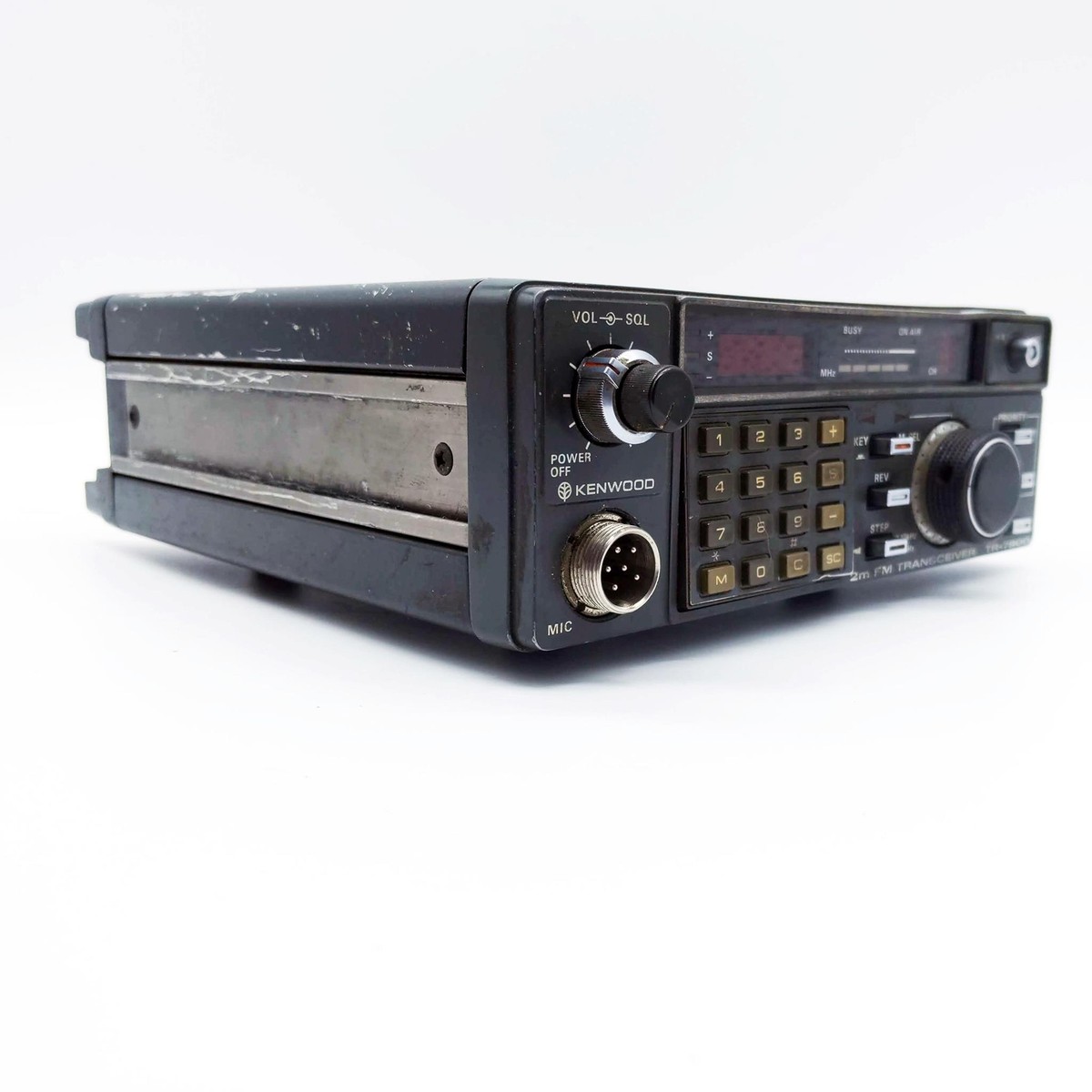 トランシーバー TRIO 2m FM TRANSCEIVER DC POWER SUPPLY Kenwood TR-7800 2M FM Transceiver, With Power Cable and Mic