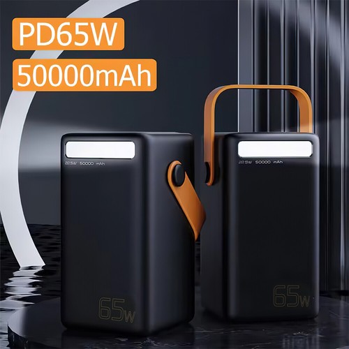65W Power Bank 50000mAh USB Type C QC PD Handy Laptop Externer Batterie Griff - Bild 3 von 24