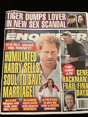 National Enquirer Magazine March 27 2023 Its All About The Money Brand New