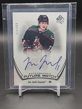 2021-22 Upper Deck Future Watch Auto Jan Jenik /999 Arizona Coyotes 
