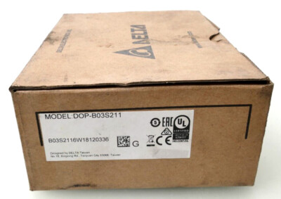 One New Delta DOP-B03S211 HMI Touch Screen Panel DOPB03S211 Expedited Shipping