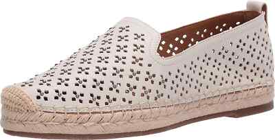 Patricia Nash Elena Espadrille Flats Color White Size 10 Style 133-LEA-WHT