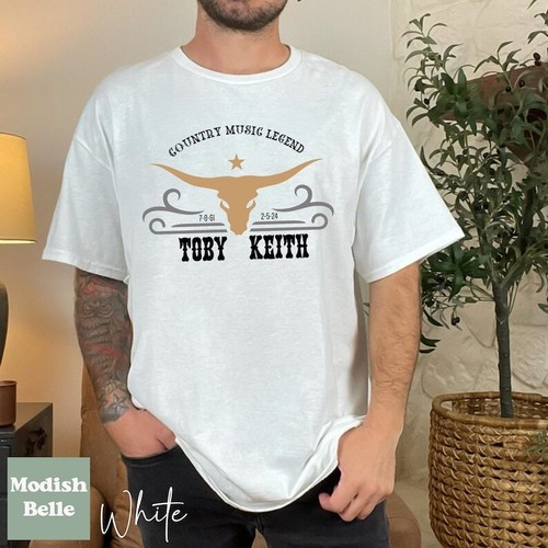 Legend Toby Keith 1961-2024 Signature Tshirt