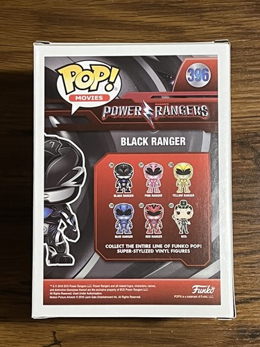 Power Rangers 396 Black Ranger Funko Pop Vinyl Figure - Picture 3 of 6