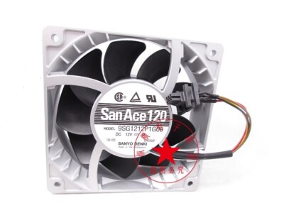 #ad 1PC Sanyo 9SG1212P1G06 12038 12CM 12V 4A Boosted High Air Force Violent Fan $29.00