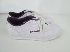 Dexter Bowling Shoes Womens Sz 9.5 White Purple KF-0103