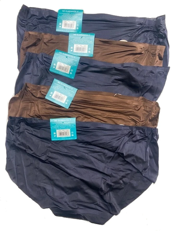 Braguita de bikini Vanity Fair casi invisible 18242 negra/capuchino 5 6 7 8 9 5 piezas Foto 2 de 2