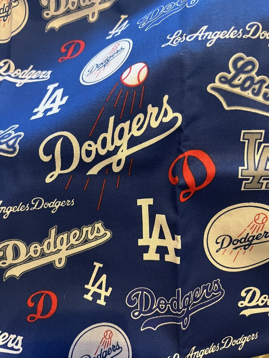 Dodgers cotton fabric deals