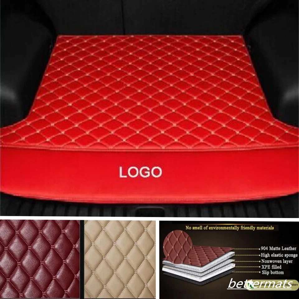 For Mercedes-Benz All Models Car Trunk Mats Boot Liner Cargo Carpets Rear Pads - Image 4 of 4