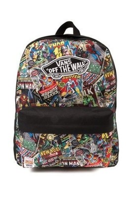 VANS Marvel Realm Backpack  Spiderman Hulk Iron Man Thor