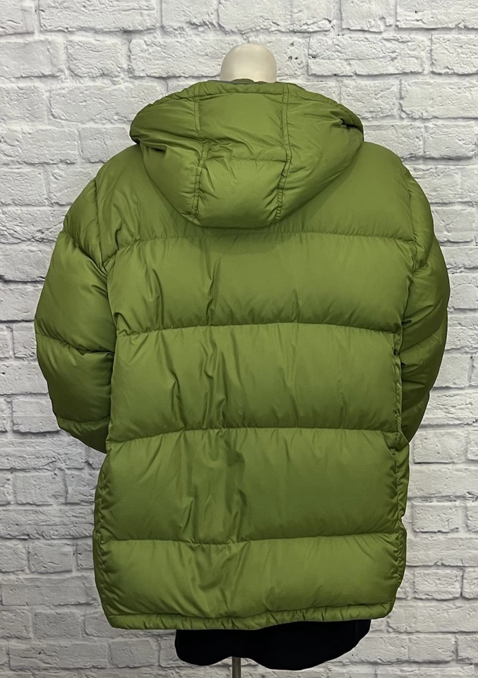 LANDS’ END WOMEN'S GREEN LONG SLEEVE PUFFER COAT SIZE L - Image 4 of 4