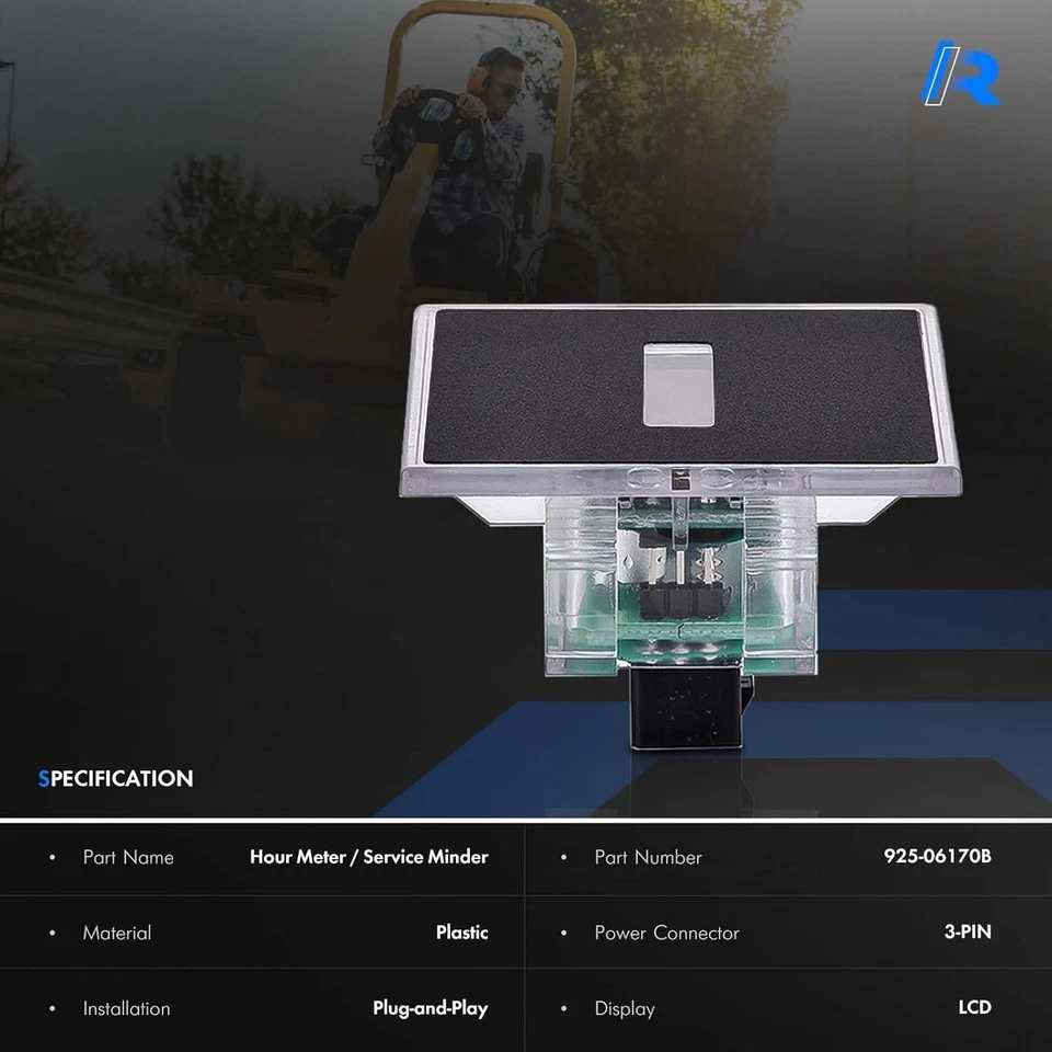 Medidor de horas MTD 925-06170B GENUINO Foto 4 de 4