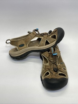 Keen Venice H2 Hiking Sandals Waterproof Women s 7.5 Brown & Teal Trail Outdoor