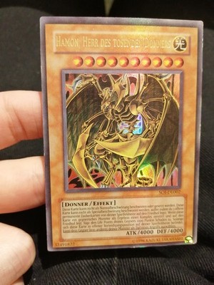 Yugioh Hamon, Herr des Tosenden Donners SOI-DE002 Ultra Rare 1. Auflage Deutsch