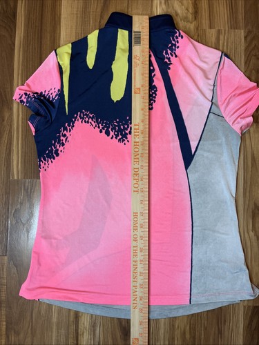 Camisa de golf Jamie Sadock multicolor manga corta para mujer pequeña - Imagen 9 de 9