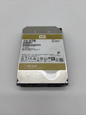 WD Gold 10TB 3.5'' SATA Enterprise Hard Drive WD101KRYZ Tested Healthy