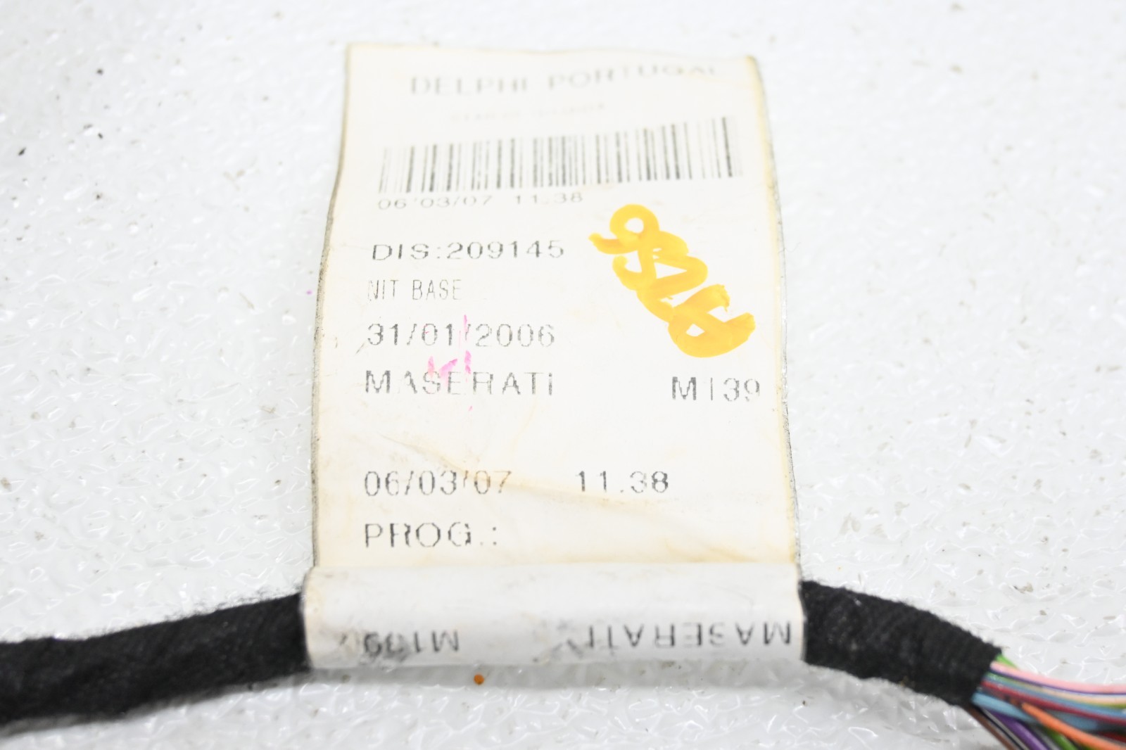 ⭐ 03-12 Maserati Quattroporte Front Dashboard Wire Harness Plug Cable Oem