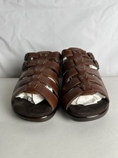 SAS Women's Tango Chestnut Brown Sandals Shoes W 9 Made In USA