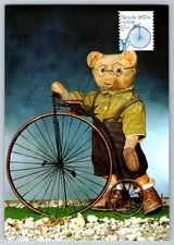 #1901 Transportation Series Bicycle 1870s Maxi Card w/Pict Cancel (tough to see)