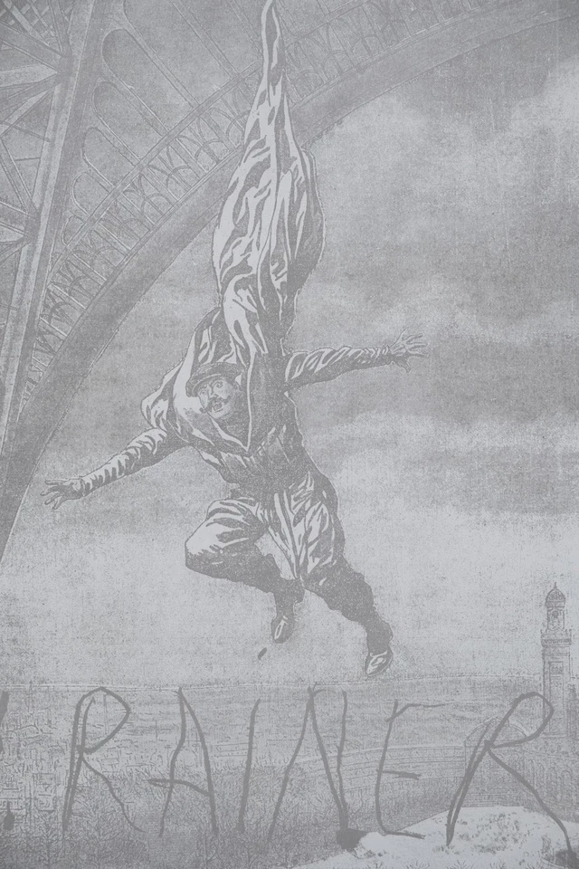 Arnulf Rainer: Der Eiffelturm - Originale Lithographie Signiert - Bild 2 von 4