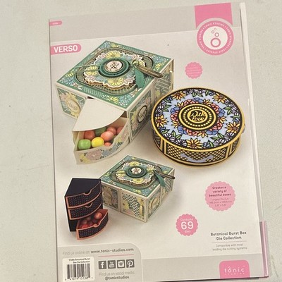Tonic Studios Verso Botanical Burst Box Cutting Dies Collection 5738E