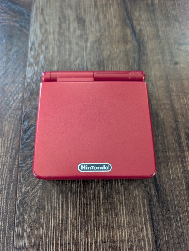 Nintendo Game Boy Advance SP Console AGS-001 - Flame Red