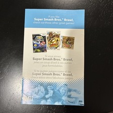 If You Like Super Smash Bros Brawl Wii Nintendo INSERT ONLY Authentic