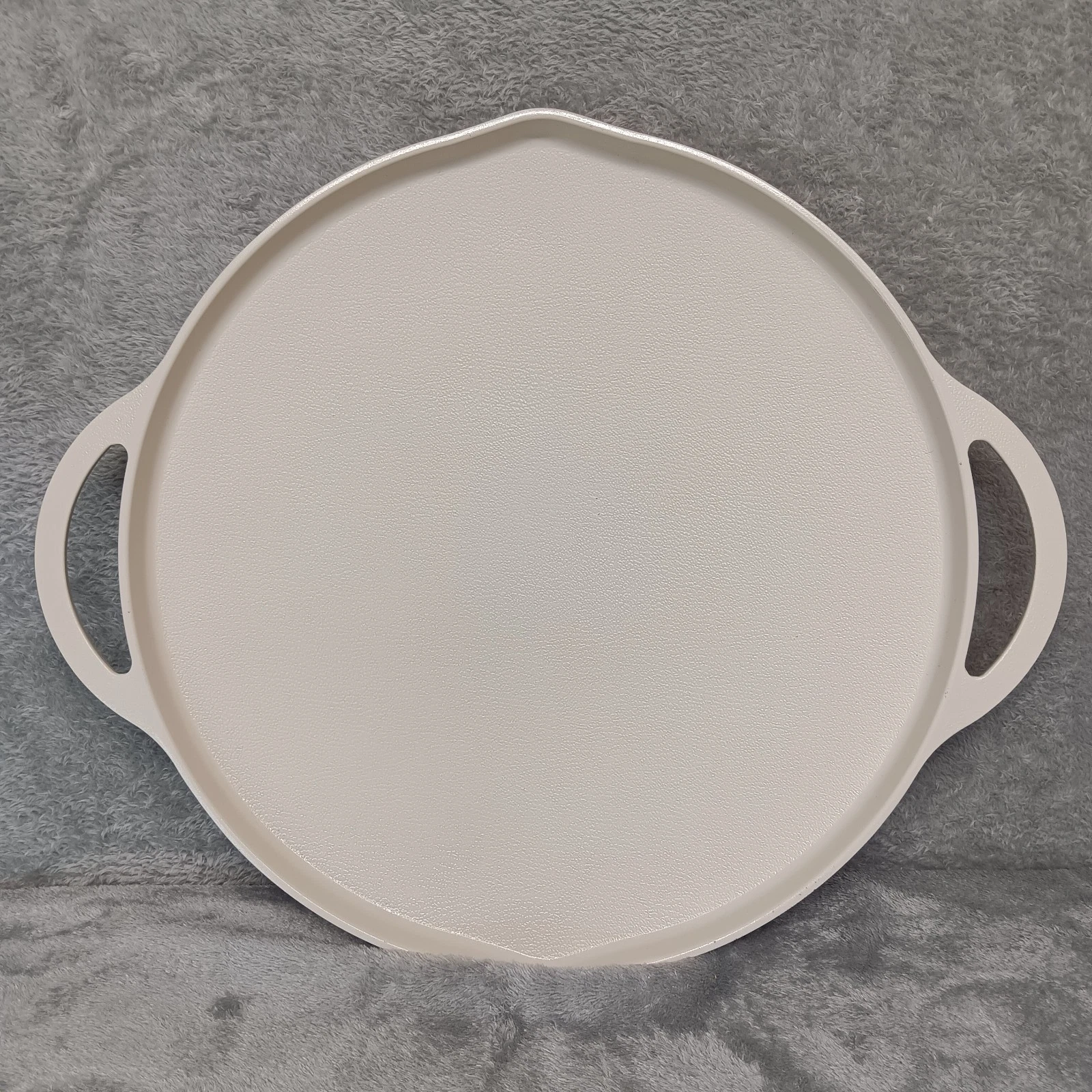 LIHAN Induction Griddle Ceramic Coated Beige Color 13.75 in Dia. Made in Korea