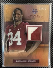 Quandarrius Robinson 2023 Bowman University Jersey Patch /25 - RC-QR