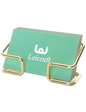 Leicraft Business Card Holder for Desk, Cute Metal Card Organizers and Office De