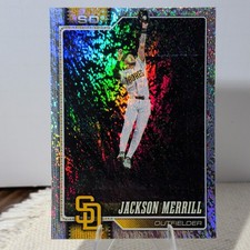 Topps 2026 Series 1 Jackson Merrill Tri Color Sparkle Padres #229 Baseball Card