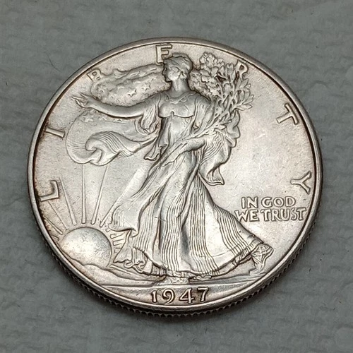1947 Liberty Walking Half Dollar — photo from the most recent tracked eBay sale
