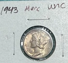 1943-P Mercury Dime Beautiful UNCIRCULATED condition!! Historic American Coin!!