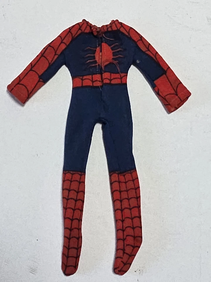Figura de Acción Traje/Traje Original Mego Tipo 1 Spider-Man WGSH 8" De Colección Foto 3 de 4