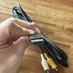New Official Sega Dreamcast AV Cable OEM Authentic Genuine RCA Retro Gaming