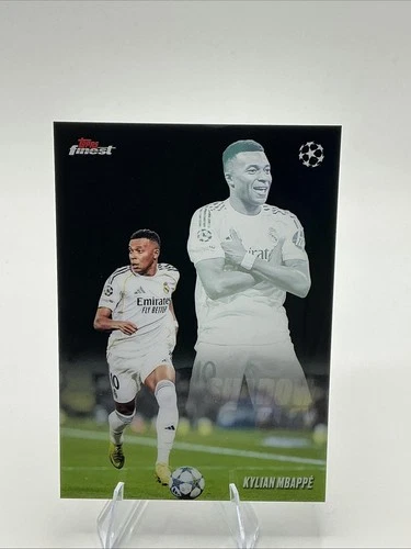 2025-26 Topps UEFA Club Competition Finest Kylian Mbappe Shadow Play #SH-2