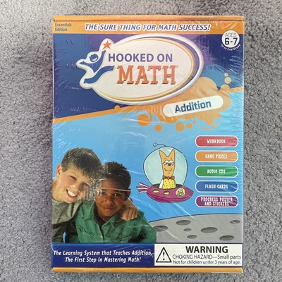 Hooked On Math Addition Essentials Edition Sealed New 1st To 2nd Grade Ages 6-7