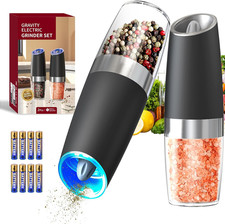 Gravity Electric Salt and Pepper Grinder Set Automatic Salt and Pepper Grinder S